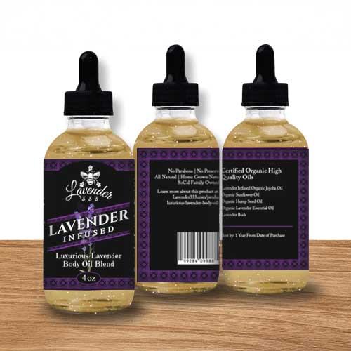 Luxurious Lavender Body Oil Blend